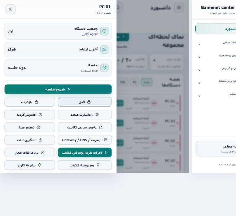 نمای آموزشی دستگاهها